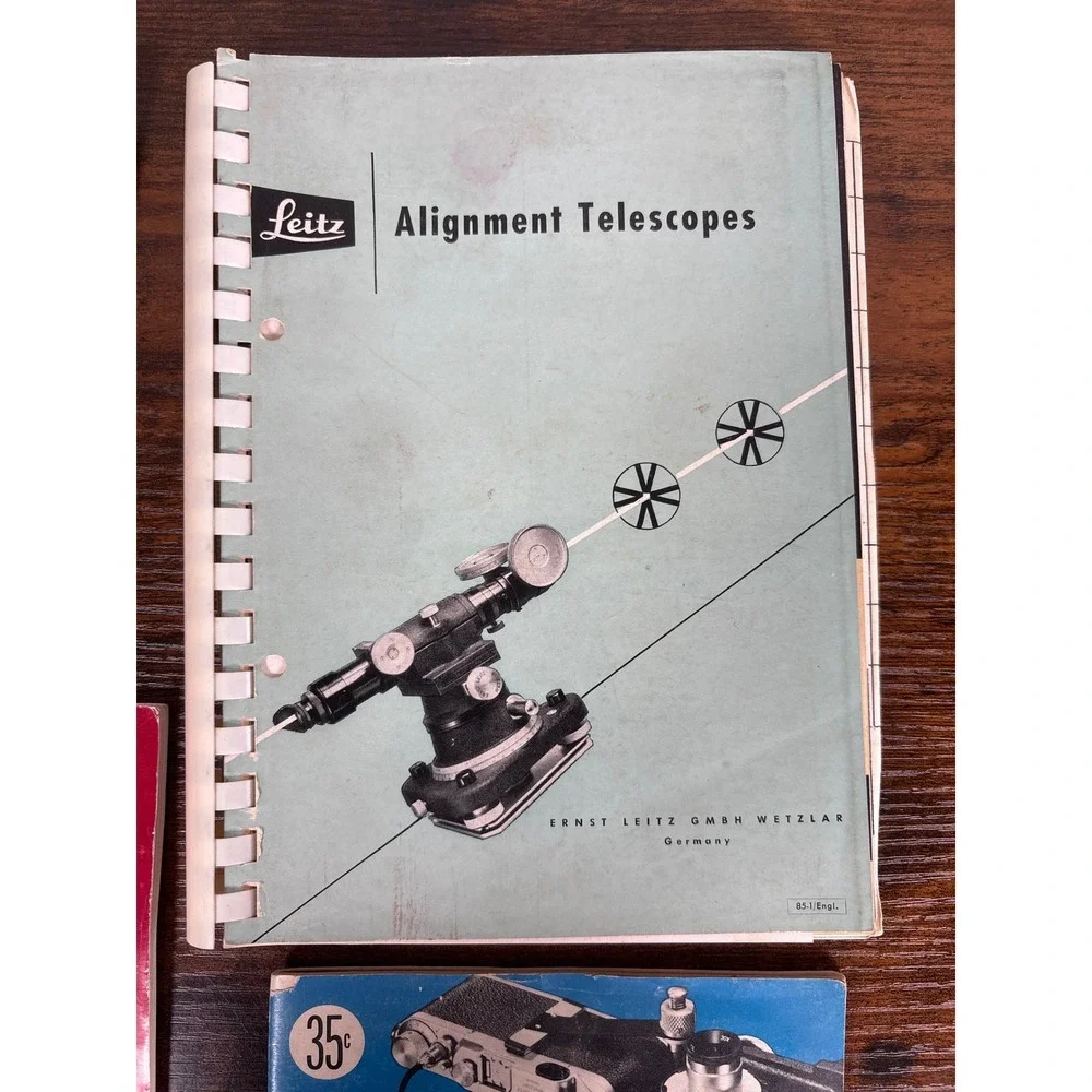 Vintage‎ Leica Leitz Rollei Camera Manuals Leicaflex SL2 CL XF35 Alignment Guide